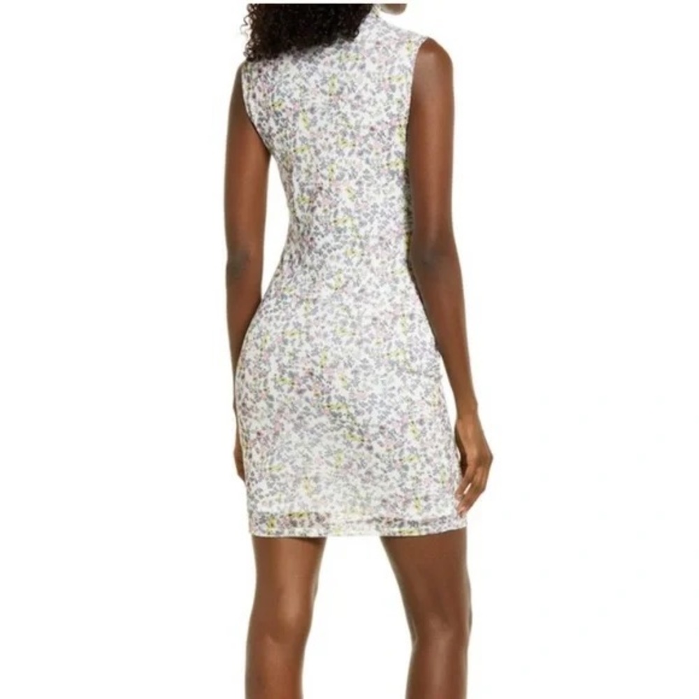 AFRM NWT maci mock neck floral cut out dress - Picture 15 of 16